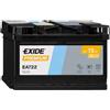 EXIDE Batteria Auto Exide 72 Ah 720A 12V CARBON BOOST PREMIUM FIAMM 75ah VARTA 72AH