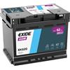 EXIDE Batteria Auto Exide 62ah Agm Start-Stop 680A 12V = VARTA BOSCH FIAT FIAM 60AH AGM