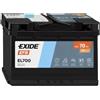 EXIDE Batteria Exide 70Ah 720A Start-Stop EFB