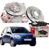 FERODO Dischi e pastiglie freno anteriori Ferodo per Ford Fiesta V DDF1072 FDB1394