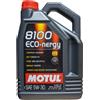 MOTUL 5 Litri MOTUL 8100 ECONERGY 5W30 Olio motore sintetico a risparmio di carburante