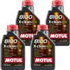 MOTUL 4 Litri Motul 8100 X-Clean EFE 5W30 Lubrificante Sintetico Acea C2 C3