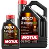 MOTUL 6 Litri Motul 8100 X-Clean EFE 5W30 Lubrificante Sintetico Acea C2 C3
