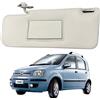 PERLAUTO Pantina Aletta Parasole Sinistra con Specchio e Tasca per Fiat Panda 2003 2012