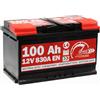 SPEED Batteria auto SPEED 100Ah L4 830A 12V 315x175x190
