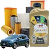MISTI Kit Tagliando 5 litri olio motore Total Quartz Ineo First 0w30 per Peugeot 2008
