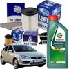 UFI Kit Tagliando Ufi 4 litri Olio Motore Castrol Magnatec 5w30 A5 per Ford Focus II