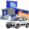 UFI Kit Tagliando UFI per Fiat Panda Filtro Aria Olio Carburante e Abitacolo
