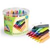 CRAYOLA Mini Kids, Maxi Pastelli a Cera, Forma Tonda, 24 Pezzi, Età 12 Mesi, Colori Assortiti, per bambini di 1 anno, 0784