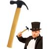 Generico Fake Hammer Trick Toy, Disappearing Rubber Hammer, 12.02x4.93in Prank Prop Gimmick, Fun Relaxing Design, Easy to Use for Stage Performance, Entertainment, Photography