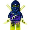 LEGO Ninjago: Mini Personaggio Ghost Ninja Hackler con Spade