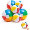 BTACGWP Palloni Gonfiabili da Spiaggia, Set da 6 | 3x17cm + 3x23cm. Palline per piscina bambini colorate e robuste, ideali per feste in acqua, giochi attivi e sicurezza in mare.
