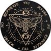 Genérico Tavola di radiestesia per divinazione, piastra per decisioni, tavola decorativa in legno, gioco elemento decorativo spirituale familiare per principianti