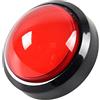 EG STARTS 4 Pollici 100 Millimetri Big Dome 12V LED ha Illuminato Pulsanti con microinterruttore per la Macchina della Galleria Videogiochi Parts (Rosso)