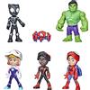 Hasbro Marvel Spidey e i Suoi Fantastici Amici, Confezione multipla Hero Reveal, include 5 action figure da 10 cm con maschera che si alza, per bambini dai 3 anni in su, Esclusiva Amazon