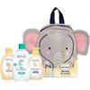 Nenuco Pack Baby Zaino da passeggiata Elefante, con gamma completa, Colonia, sapone, shampoo e latte idratante, 4 x 200 ml