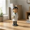 Statuetta di Medico Carino Statuetta in Resina Lucido per Infermieri