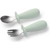 BabyOno Be Active Stainless Steel Spoon and Fork 2 pz