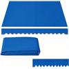 Generic Tessuto di ricambio per tende da sole retrattile, tela per parasole, copertura impermeabile per terrazza all'aperto, poliestere, senza telaio(Bleu,200x150cm/7x5ft)
