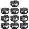 YWNYT Bobina di ricambio per decespugliatore di erba, per decespugliatore di erba senza fili Parkside PRTA 20-Li C3 IAN351753 Bobina di alimentazione automatica (10 pezzi)