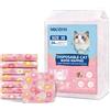 MICOOYO Pannolini usa e getta per cani femmina, super assorbenti, per gatti e cani di piccola taglia, pannolini per gatti a tenuta stagna per donne in calore (rosa, XS, 24 pezzi)