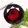 32.20 CT Naturale Rosso Colore Granato Almandino Rotondo Loose Gemma Certificato