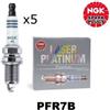 NGK Laser Platinum Candele x5 Per Audi S6 2.2 5 Cilindro 230HP Aan 06/1994 Su