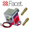 FACET 40106/SS502 12v Pompa Carburante Elettrica 4.5 - 7.0 Psi + 10mm Tubo Coda