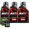 Motul Kit Tagliando Olio Motul 300V 10W40 Per Piaggio 300 Beverly Rst 4T-4V�2010>2015