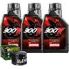 Motul Kit Tagliando Olio Motul 300V 10W40 + Filtro Per Benelli 304 4T�1984>1989
