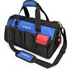 WORKPRO Borsa Porta Attrezzi con Multi Tasche, Borsa Porta Utensili di Grande Capacità 45cm