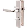 Vachette assa abloy - Set di 2 maniglie per porta piccola piastra arti-color cromo velluto