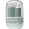 Generic Kit spazzolino da denti da viaggio - Spazzolino da viaggio con | Set di supporto ergonomico con tazza pieghevole articoli da toeletta per donne e uomini per il bagno quotidiano tasca zaino