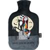 Disney Stitch Borsa Acqua Calda & Copertura Pile, Bottiglia Acqua Calda - Regalo Donna (Jack e Sally_1800 ML)