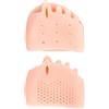 Generic Separatori per dita dei piedi in silicone Hyggear - Per la correzione delle dita sovrapposte; supporto morbido, traspirante e confortevole; design unisex.