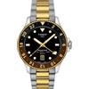 Tissot Seastar 1000 Quartz GMT / orologio uomo / quadrante nero / cassa e bracciale acciaio e PVD dorato - T120.852.22.051.00