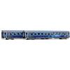 Rivarossi HR4408 FS, 2 carrozze Z1 ricostruite, nuova livrea Intercity Notte, ep. VI Materiale rotabile - Carrozze