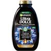 Garnier Ultra Dolce Carbone Magnetico, Shampoo Idratante e Purificante, 94% Origine Naturale, Per Cute Grassa e Lunghezze Secche, Senza Siliconi, 300 ml