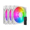 COOLER MASTER Ventole Cooler Master SickleFlow Edge 120 RGB 120mm Kit Da 3 Bianco