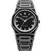 D1 Milano Orologio unisex analogico con quadrante nero PCBJ33, nero, Classico