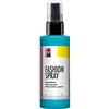 Marabu - Vernice per Stoffa con erogatore Spray, 100 ml, Colore: Blu Caraibi