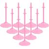 HMIEPRS 10 supporti regolabili per bambole, colore rosa, accessori per bambole, telaio di supporto per bambole Barbie da 28 a 33 cm