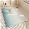 Z·Bling Tappeto Doccia Antiscivolo 60x60cm,Tappeto Bagno in Luffa,Tappetino Vasca Senza Ventose,Tappetino Doccia con Fori di Drenaggio,blu