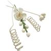 SKYPRO Set di Bastoncini in Rattan con Fiori Artificiali Fragranze Senza Fiamma Bastoncini per Diffusore Reed Bastoncini Diffusore Aroma di Oli Essenziali Ornamenti Fai da Te Decorazione per la Casa