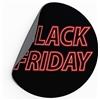 Olmedo Servicios Integrales Sconto Vinile Black Friday 40x40 cm - Vetrofanie per Vetrine - Stickers Offerte - Saldi