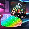 BRILONER - Set di espansione Pimp your Stripe Striscia LED da 4 m, colori RGB colorati, bianco caldo, dimmerabile, programmi colore, accorciabile, autoadesivo, LED striscia, led da gaming, led tv