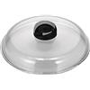 Ballarini Cortina Granitium Igloo Coperchio in Vetro Trasparente, 22 cm