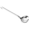 SILENRADAWN Mestolo Beccuccio in Acciaio Inox Argento, 2 in 1 | Dual Use Colander, Oil Separator Scoop, per Zuppa e Brodo, Filtro e Recupero Alimenti