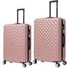 CELIMS - Set Valigie Oro Rosa| Valigie Media + Valigia Grande | Trolley Grande + Trolley Medio | Valigia 20 kg + Valigia 23 kg