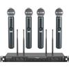 Phenyx Pro MICROFONO WIRELESS 4 CANALI SCANSIONE AUTOMATICA 4X40 SISTEMA AUDIO PROFESSIONAL